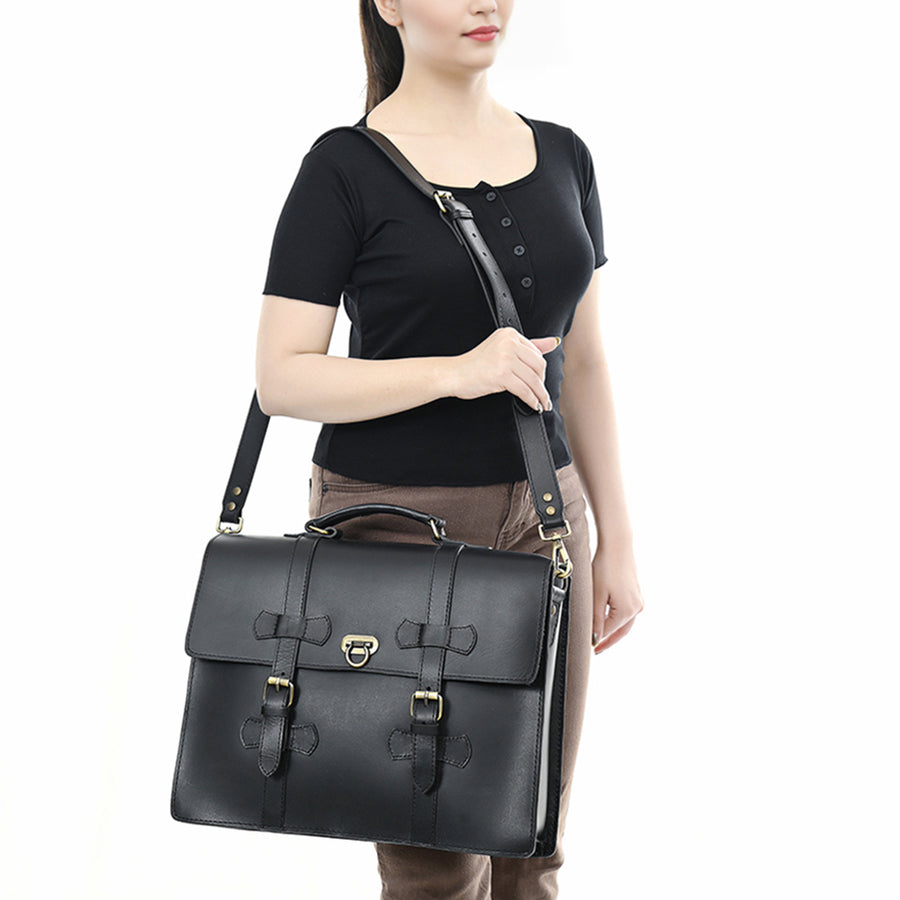 American Darling Western Genuine Leather Briefcase Bag Handmade Durable Work Laptop Messenger Office Travel Professional Bag