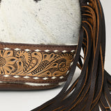 American Darling Sling Hand Tooled Hair-onGenuine Leather women bag western handbag purse