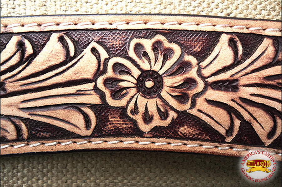 HILASON Western Horse Headstall Breast Collar Set Tack Genuine American Leather | For Horses Headstalls