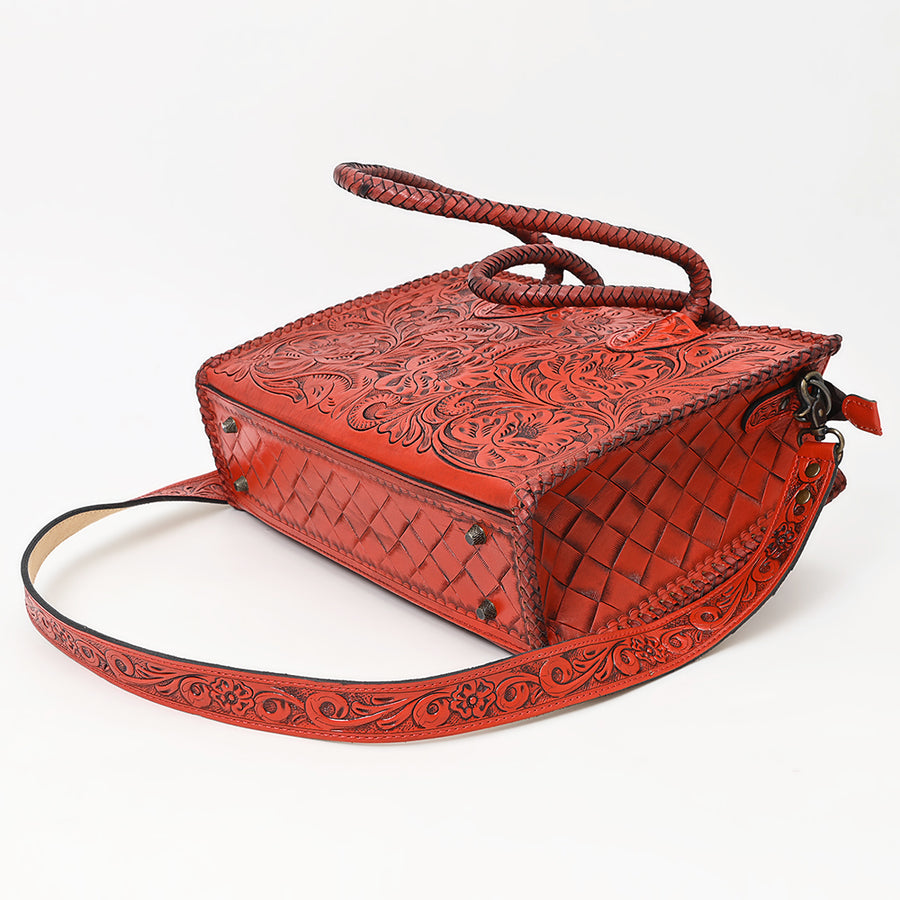 American Darling Western Tote Bag – Hand-Tooled Genuine Leather, Durable Build & Everyday Carry Design