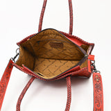 American Darling ADBG1412A Tote Hand Tooled Genuine Leather Women Bag Western Handbag Purse