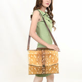 American Darling ADBG1421 Cross Body I Hair-On Genuine Leather Women Bag Western Handbag Purse