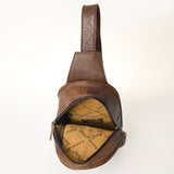 American Darling Sling Hand Tooled Genuine Leather women bag western handbag purse