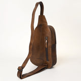 American Darling Sling Hand Tooled Genuine Leather women bag western handbag purse