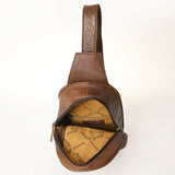 American Darling Sling Hand Tooled Genuine Leather women bag western handbag purse