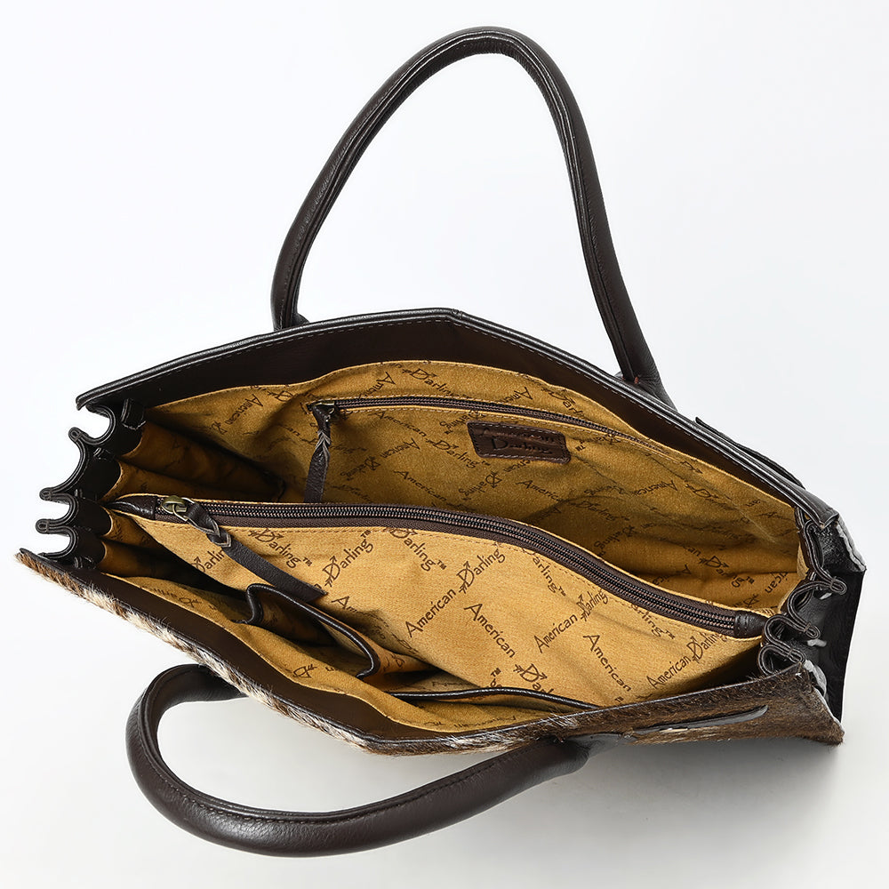 American Darling Hair-On Genuine Leather Women Bag Western Handbag Purse | Fanny Pack