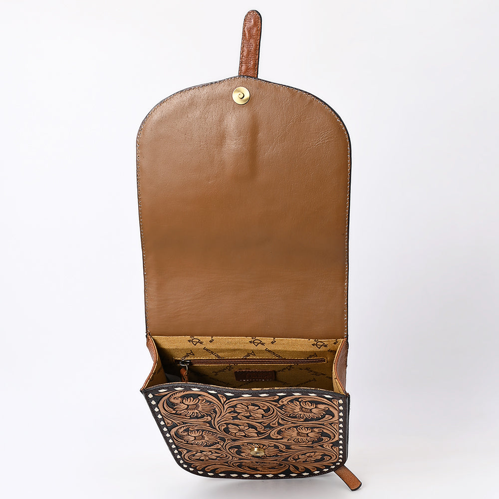 American Darling Crossbody Hand Tooled Genuine Leather Women Bag Western Handbag Purse |