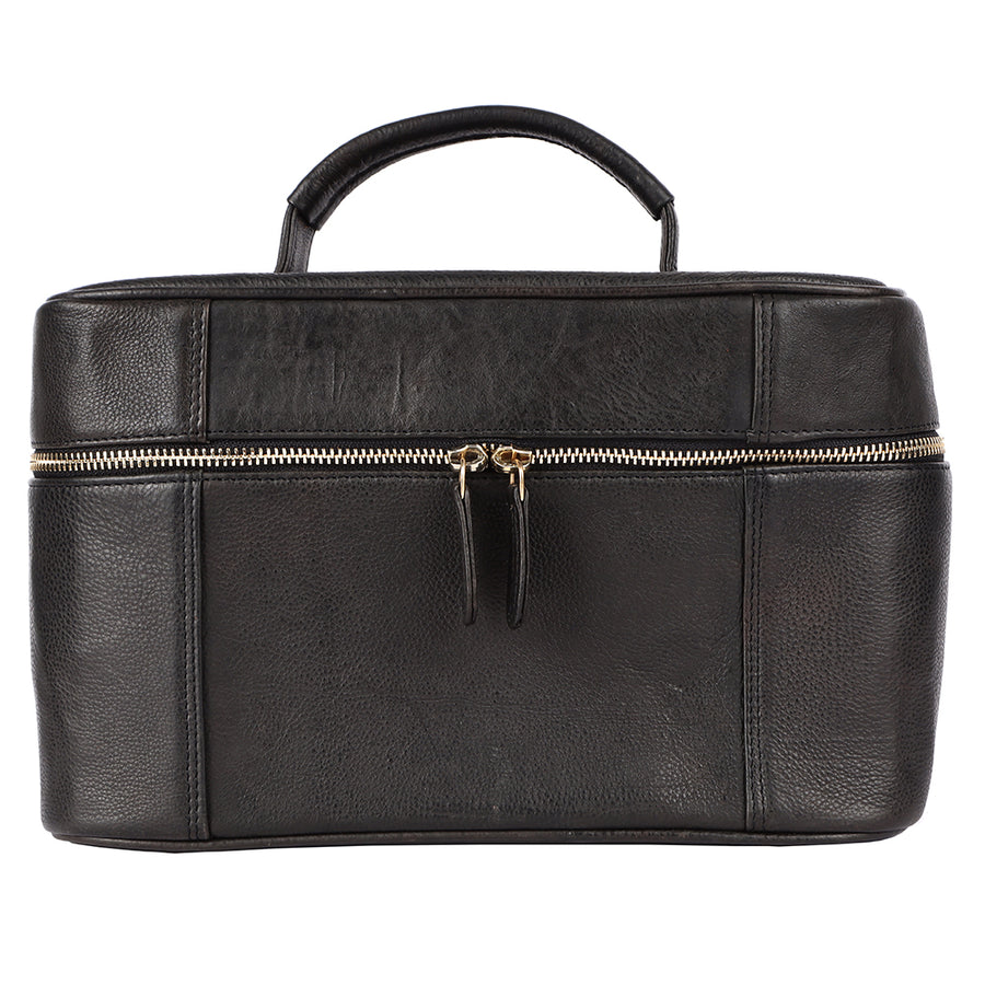 American Darling Jewelry Case Western Genuine Leather Handcrafted Vanity Box Travel Cosmetics Organizer Case