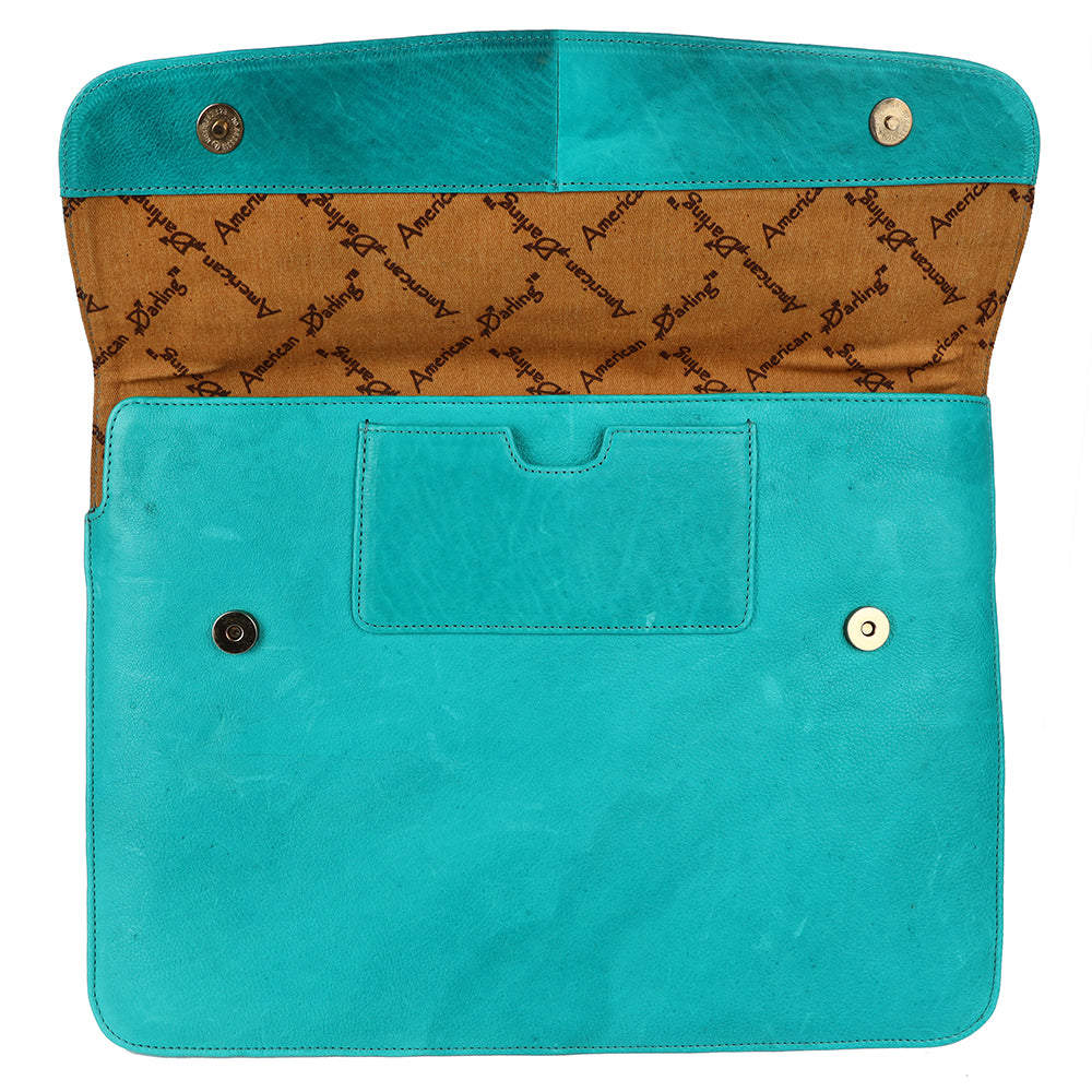 American Darling Wallet Full Grain Genuine Leather Western Women Bag | Handbag Purse Wristlet Travel Clutch
