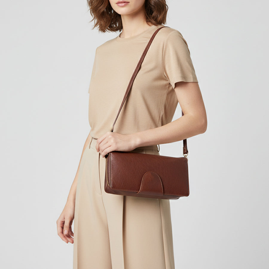 American Darling Wallet Western Genuine Leather Handcrafted Crossbody Wristlet Clutch Purse with YKK Zipper