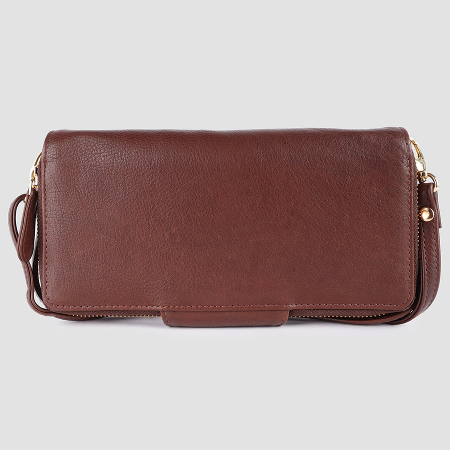 American Darling Wallet Western Genuine Leather Handcrafted Crossbody Wristlet Clutch Purse with YKK Zipper