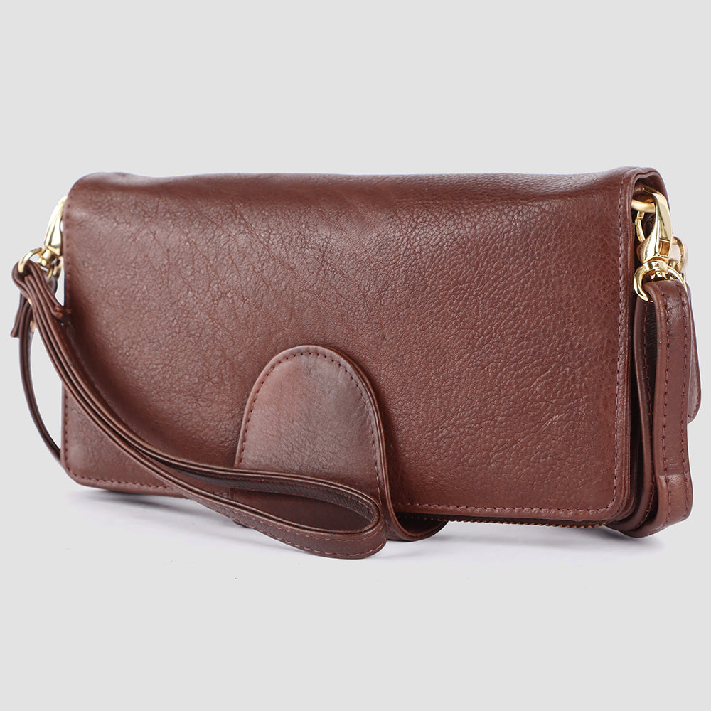 American Darling Wallet Full Grain Genuine Leather Western Women Bag | Handbag Purse Wristlet Travel Clutch