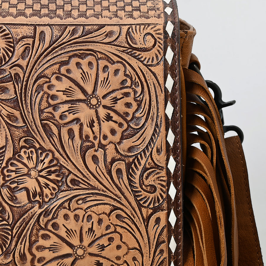 American Darling Cross Body I Hand Tooled Genuine Leather Women Bag Western Handbag Purse