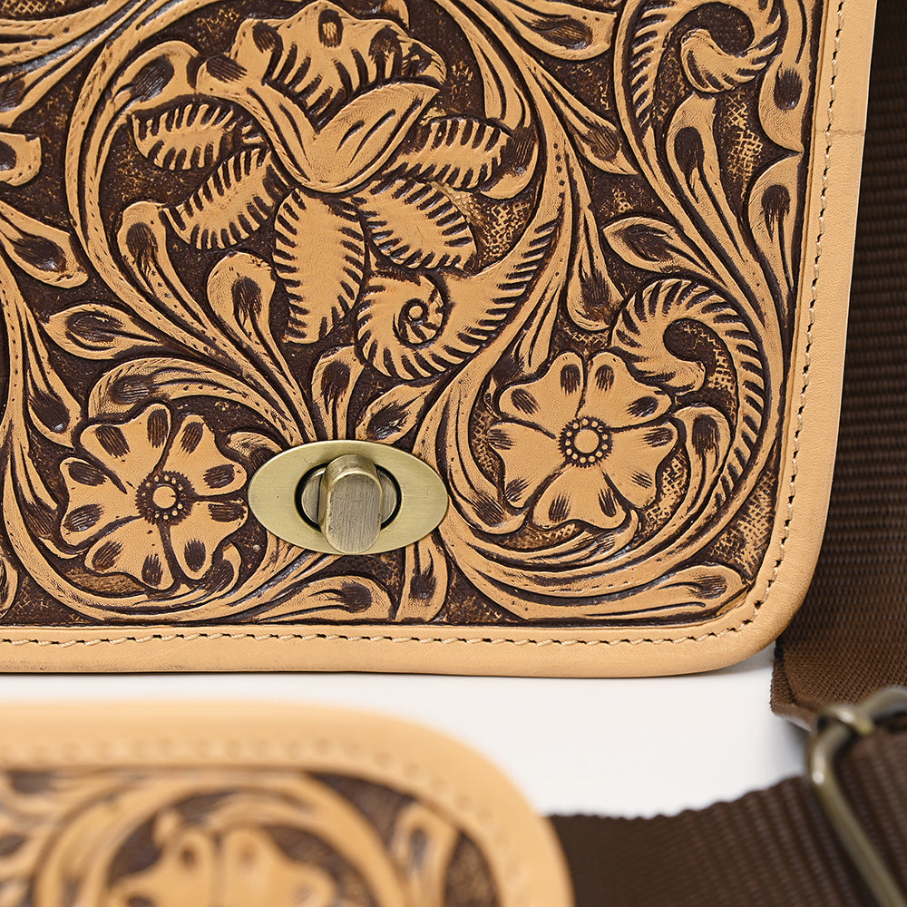 American Darling Cross Body I Hand Tooled Genuine Leather Women Bag Western Handbag Purse |