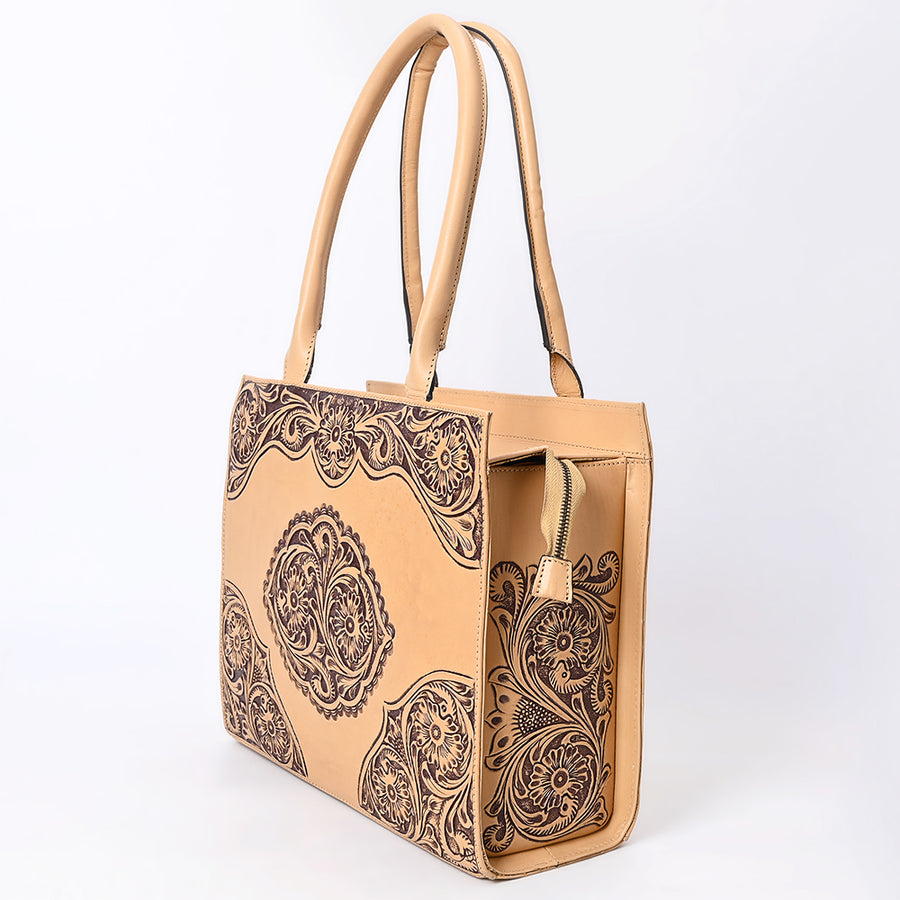 American Darling Tote Hand Tooled Genuine Leather Western Women Bag Handbag Purse | Travel Bags College Casual