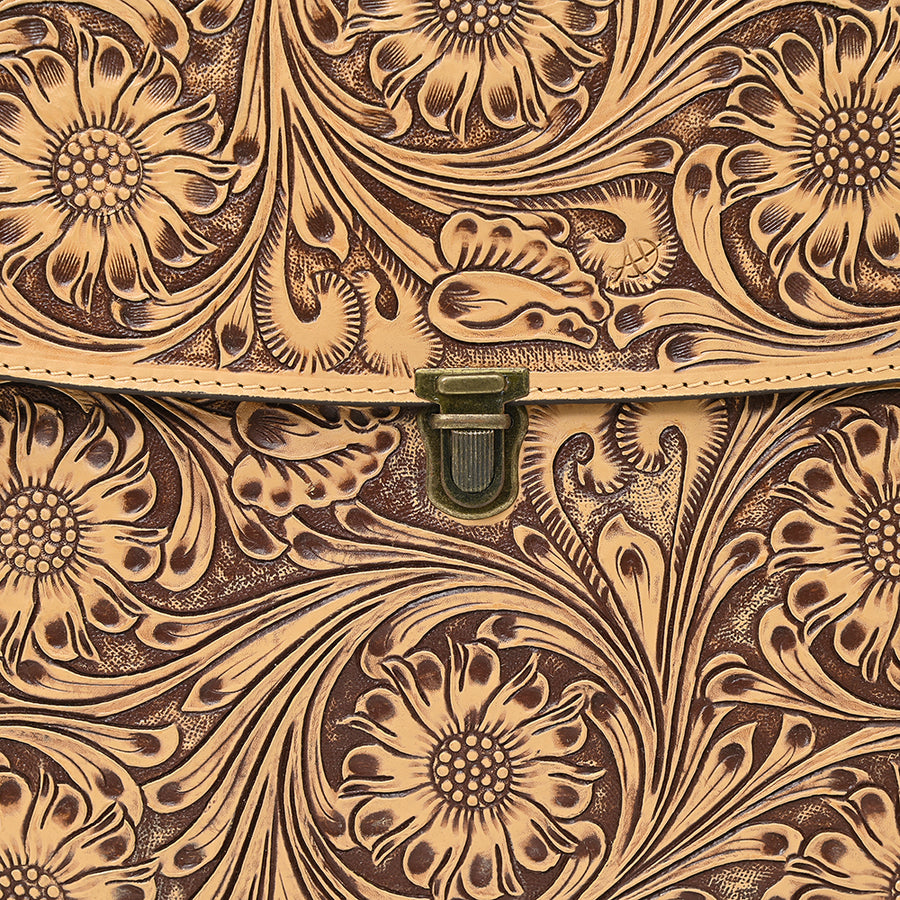 American Darling Tote Hand Tooled Genuine Leather Women Bag Western Handbag Purse | Travel Bags