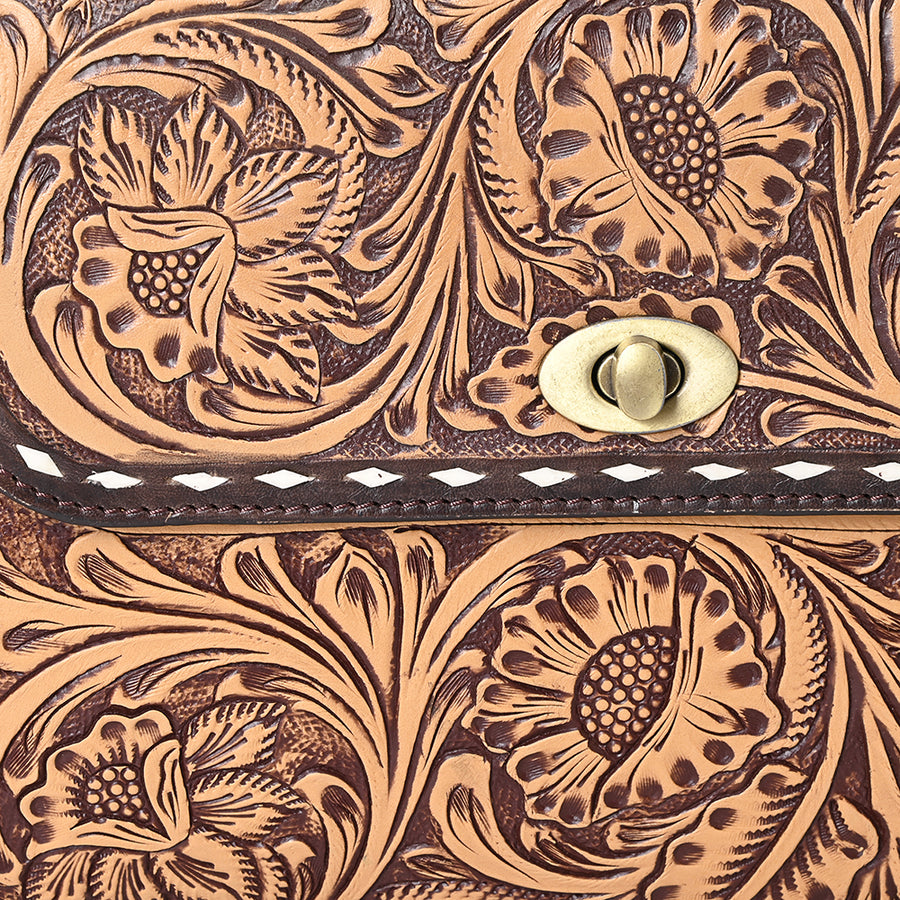American Darling Backpack Hand Tooled Genuine Leather Women Bag Western Handbag Purse | Travel Bags