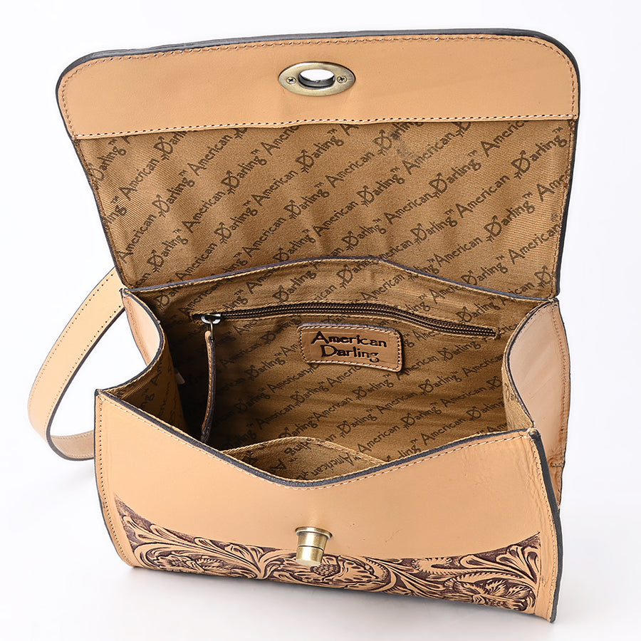 American Darling Backpack Hand Tooled Genuine Leather Women Bag Western Handbag Purse | Travel Bags