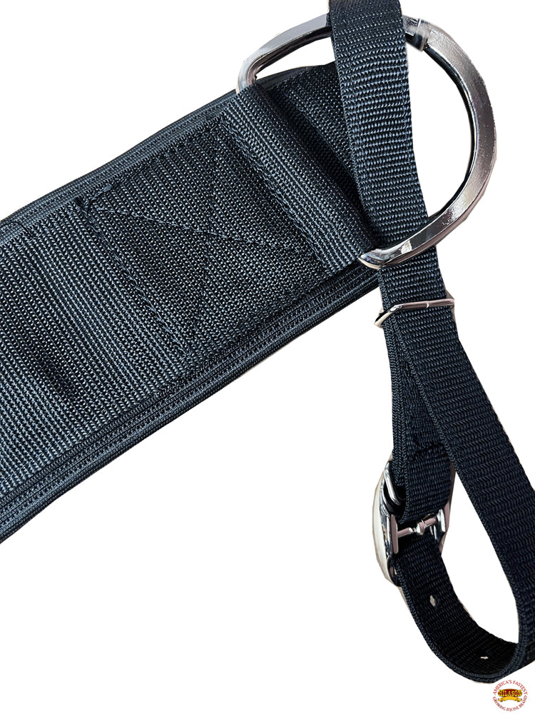 HILASON Western Horse Tack Neoprene Nylon Breast Collar Black |Nylon | Collars For Horses Set