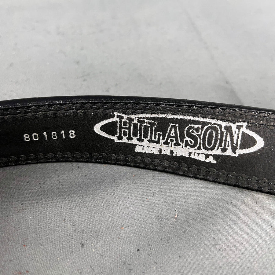 HILASON Western Heavy Duty Genuine Leather Mens Belt Black