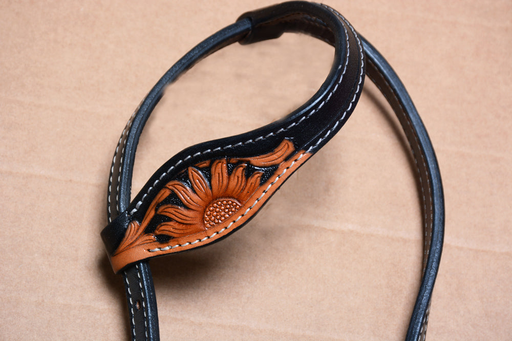 COMFYTACK Western Horse Headstall Breast Collar Tack Genuine American Leather
