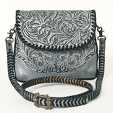 American Darling Small Crossbody Hand Tooled Genuine Leather women bag western handbag purse