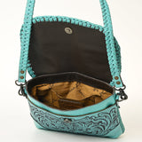 American Darling Small Crossbody Hand Tooled Genuine Leather women bag western handbag purse