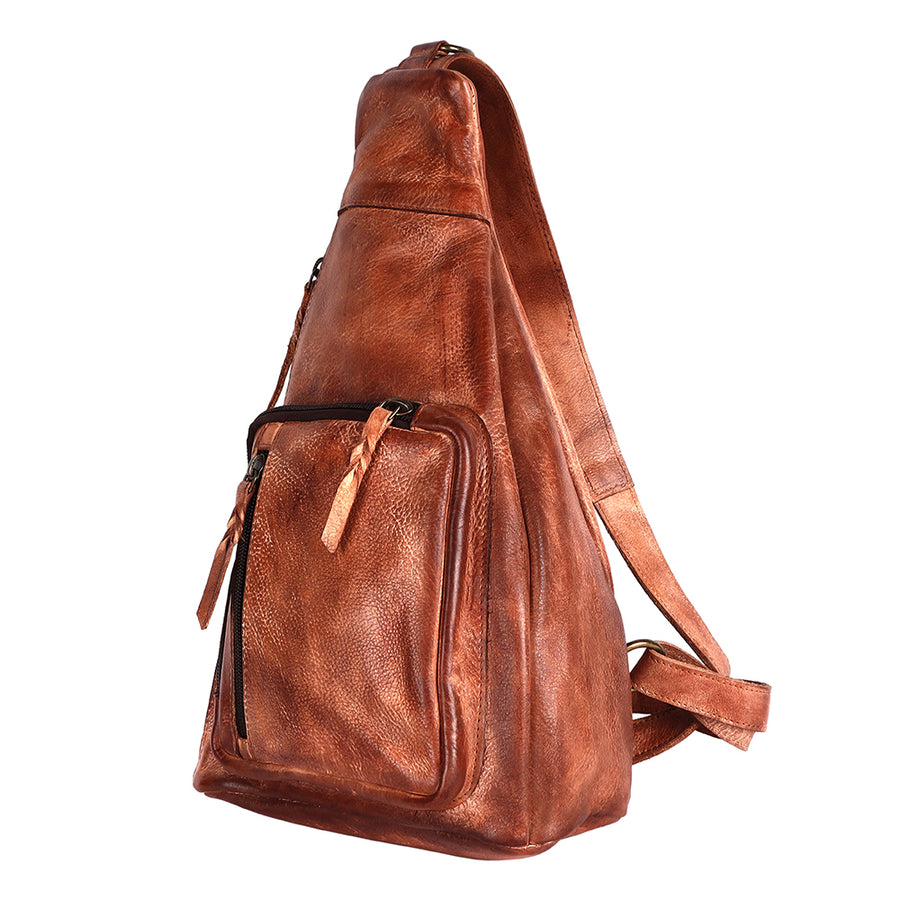 Never Mind Nmbgm165A Sling Vintage Handmade Genuine Cowhide Leather Women Bag Western Handbag Purse