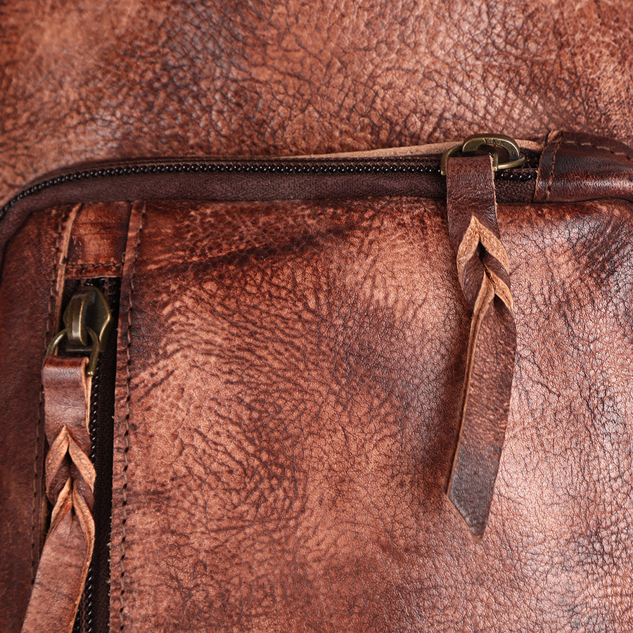Never Mind Nmbgm165B Sling Vintage Handmade Genuine Cowhide Leather Women Bag Western Handbag Purse