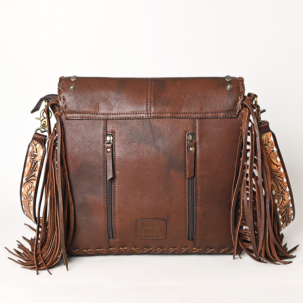 American Darling Crossbody Saddle Blanket Hand Tooled Genuine Leather Women Bag Western Handbag Purse |