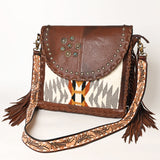 American Darling Crossbody Saddle Blanket Hand Tooled Genuine Leather Women Bag Western Handbag Purse |