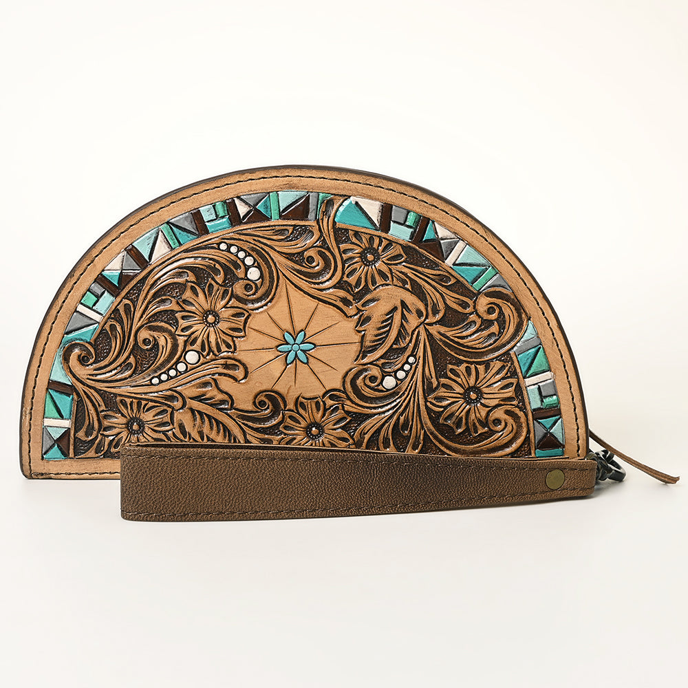 American Darling Hand Tooled Genuine Leather women bag western handbag purse