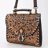 American Darling Messenger Hand Tooled Genuine Leather Women Bag Western Handbag Purse |