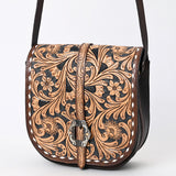 American Darling Crossbody Hand Tooled Genuine Leather Women Western Handbag |
