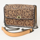 American Darling Small Crossbody Beautifully Hand Tooled Genuine Leather Women Bag Western Handbag Purse|