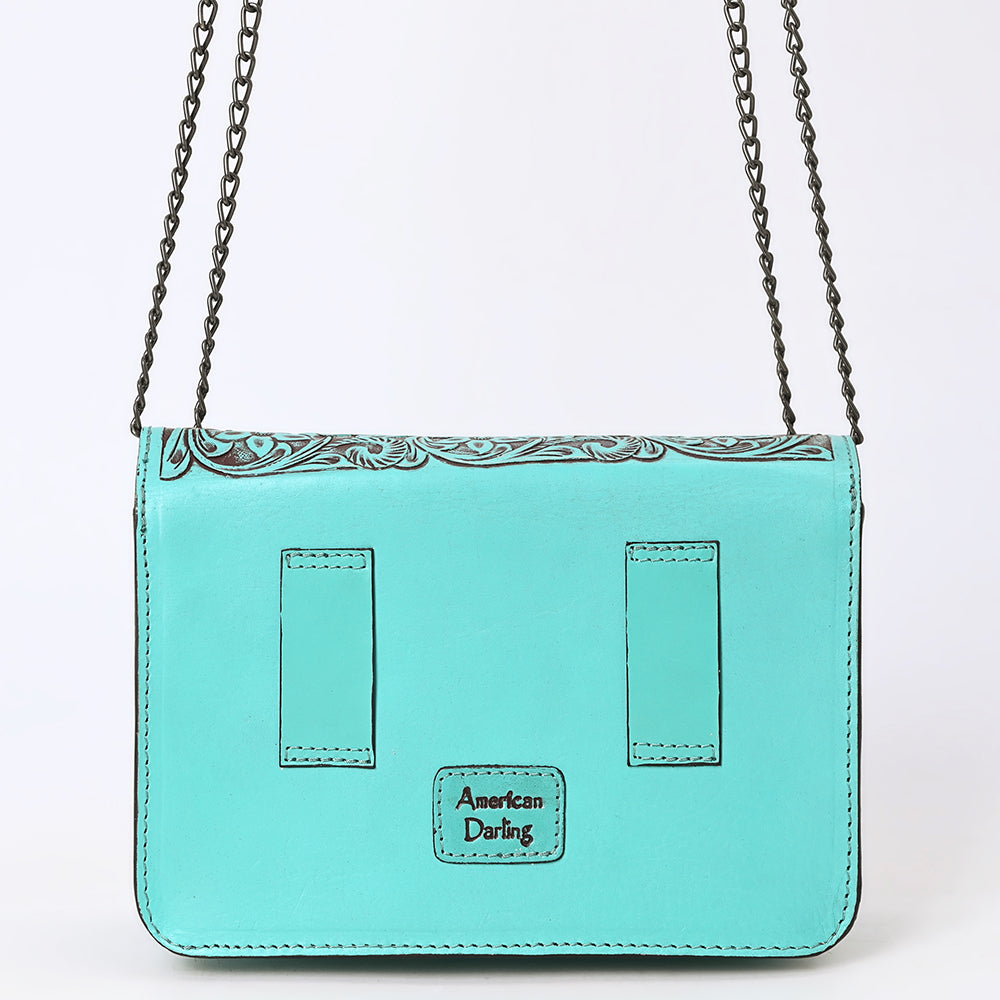 American Darling Small Crossbody Beautifully Hand Tooled Genuine Leather Women Western Handbag Purse |