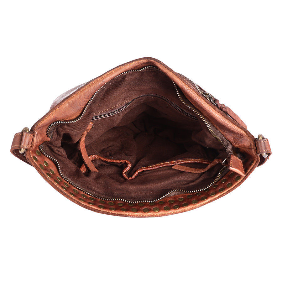 Never Mind Nmbgm172C Cross Body I Vintage Handmade Genuine Cowhide Leather Women Bag Western Handbag Purse