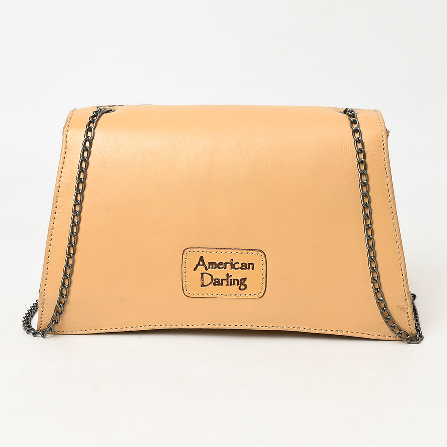 American Darling Small Crossbody Beautifully Hand Tooled Genuine Leather Women Bag Western Handbag Purse