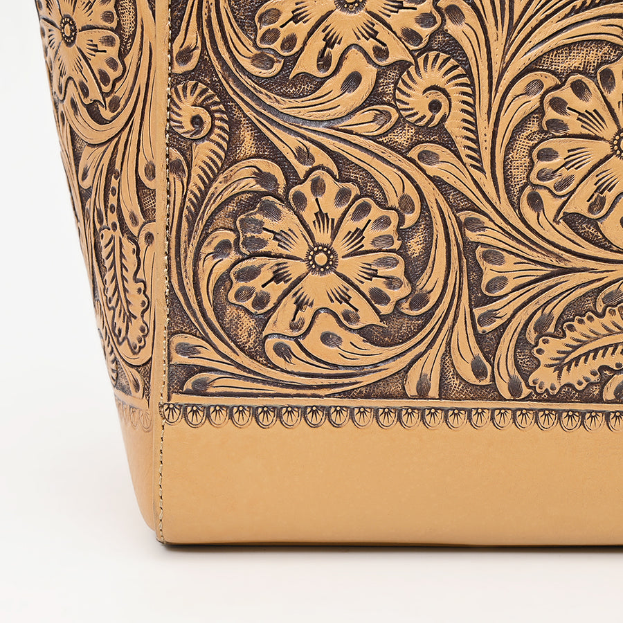 American Darling Tote Hand Tooled Genuine Leather Women Bag Western Handbag Purse | Travel Bags