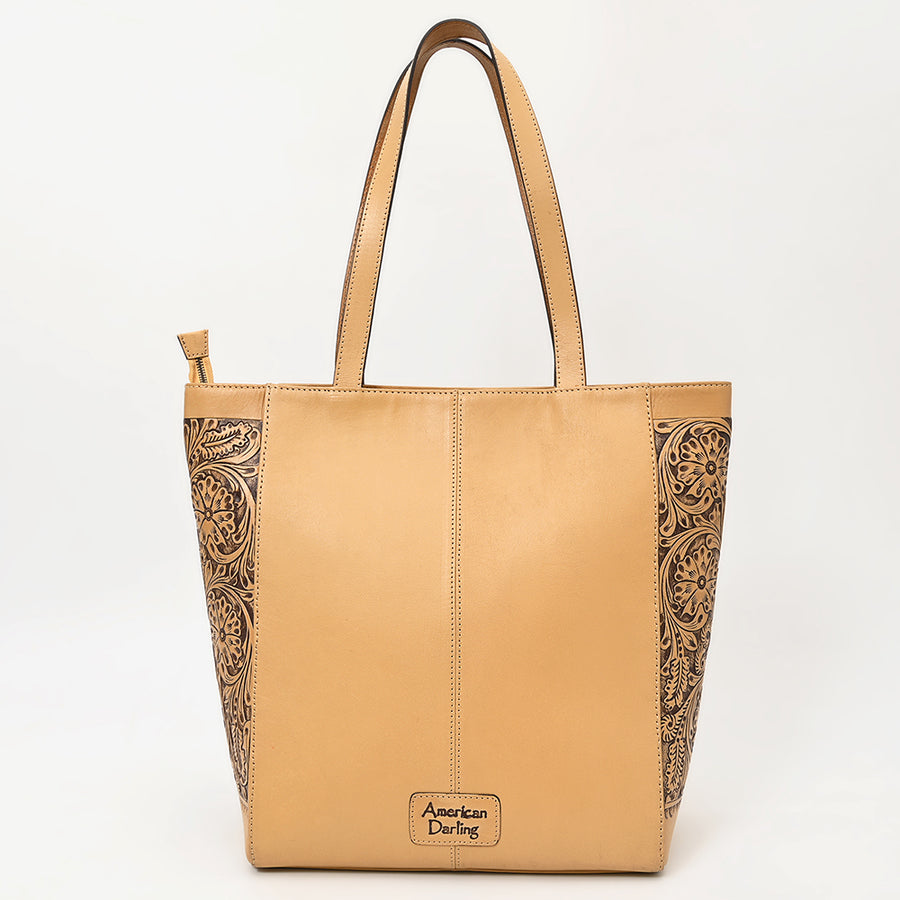 American Darling Tote Hand Tooled Genuine Leather Women Bag Western Handbag Purse | Travel Bags