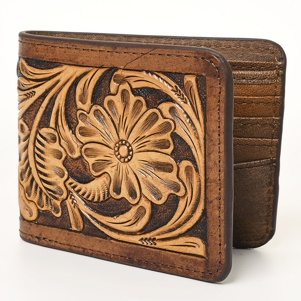 American Darling ADBG1438 Wallet Hand Tooled Genuine Leather women bag western handbag purse