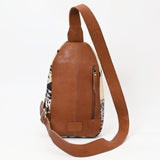 ADBGA544 American Darling SLING Hand Tooled Hair-on Genuine Leather women bag western handbag purse