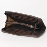 OHLAY WALLET Hand Tooled Genuine Leather women bag western handbag purse