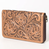 OHLAY WALLET Hand Tooled Genuine Leather women bag western handbag purse