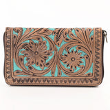 OHLAY WALLET Hand Tooled Genuine Leather women bag western handbag purse