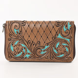 OHLAY WALLET Hand Tooled Genuine Leather women bag western handbag purse