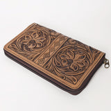 OHLAY WALLET Hand Tooled Genuine Leather women bag western handbag purse