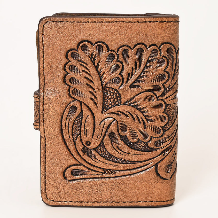 OHLAY Wallet Hand Tooled Genuine Leather Women Bag Western Handbag Purse | Womens Handbags |Leather Belt for Summer