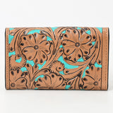 OHLAY WALLET Hand Tooled Genuine Leather women bag western handbag purse