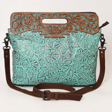 Ohlay Bags OHG170 Clutch Hand Tooled Embossed Genuine Leather Women Bag Western Handbag Purse
